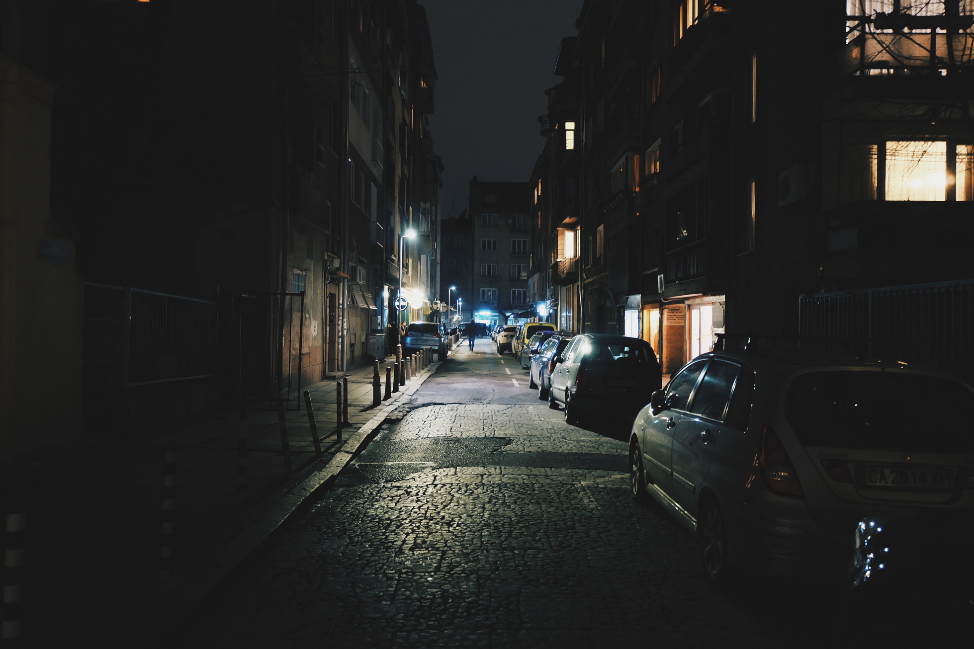 Dark Street at Night